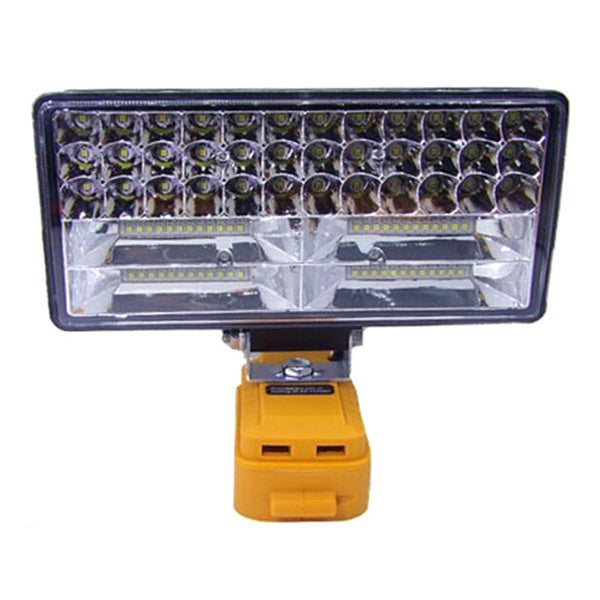 8 Inch LED Flood Work Light Tool Torch Lamp Fit DeWalt 18V 20V Lithium Battery