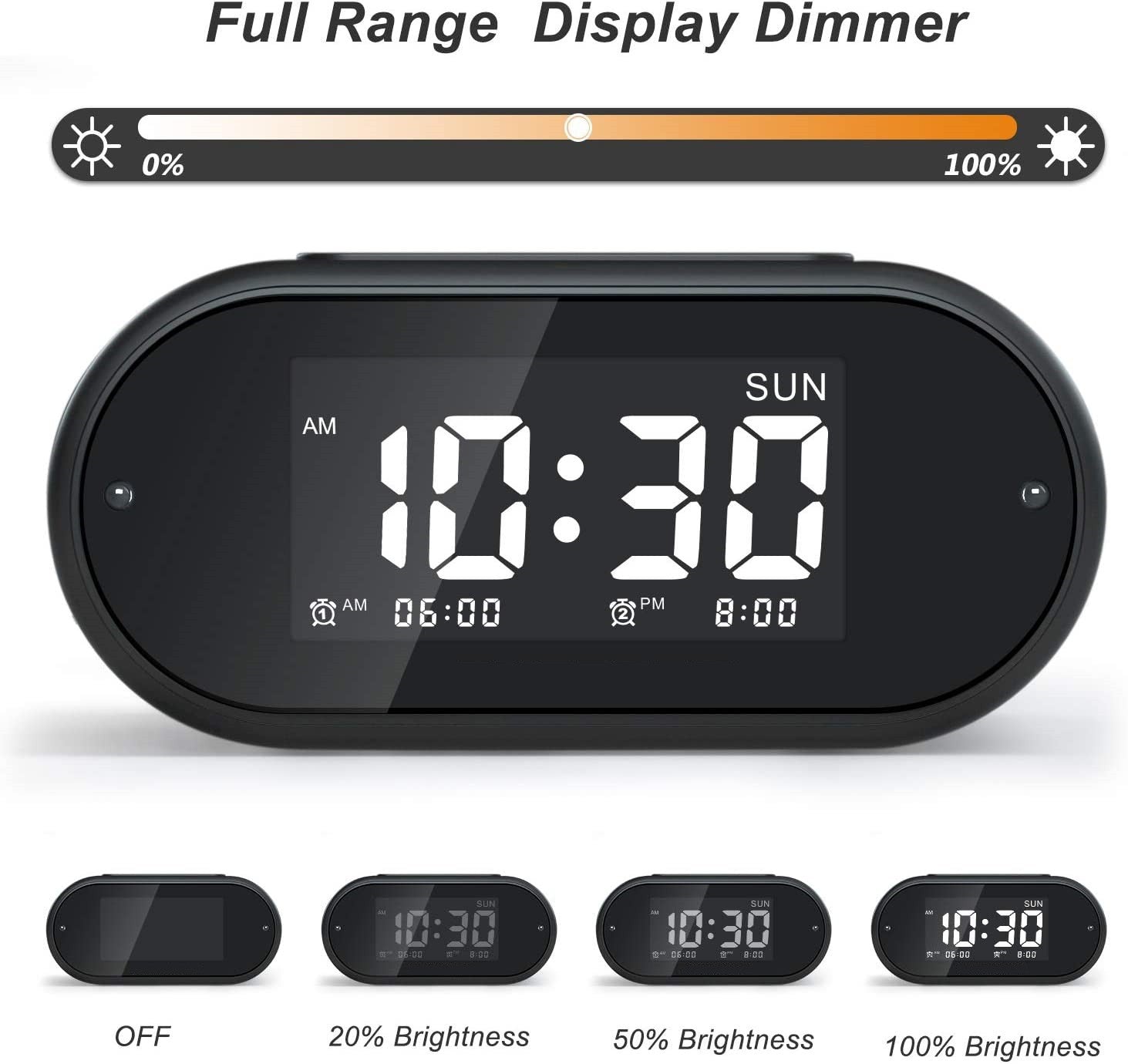 Super Loud Alarm Clock with Bed Shaker