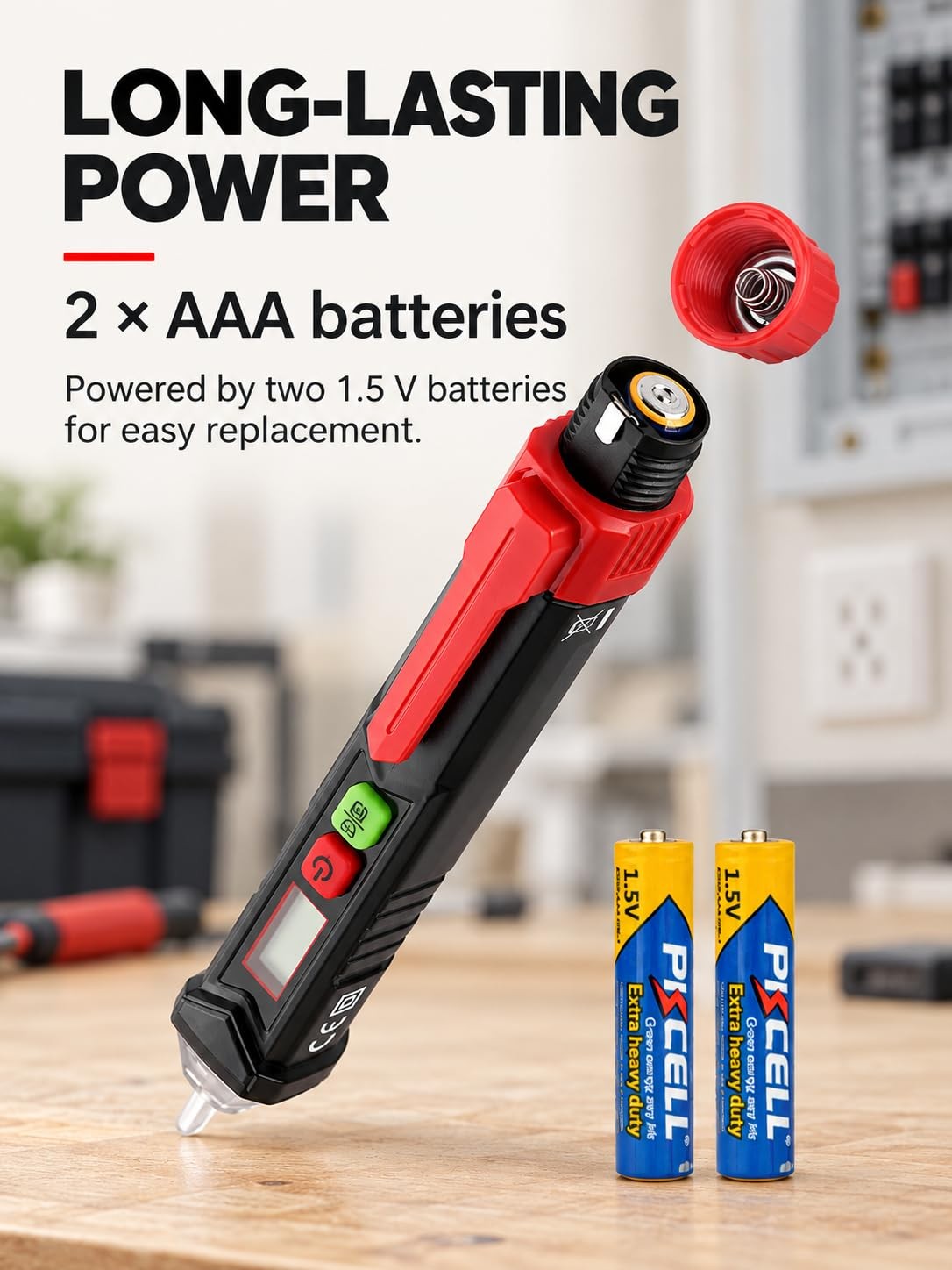Voltage Tester Dual Range 12V-1000V / 48V-1000V Non Contact Electrical Tester