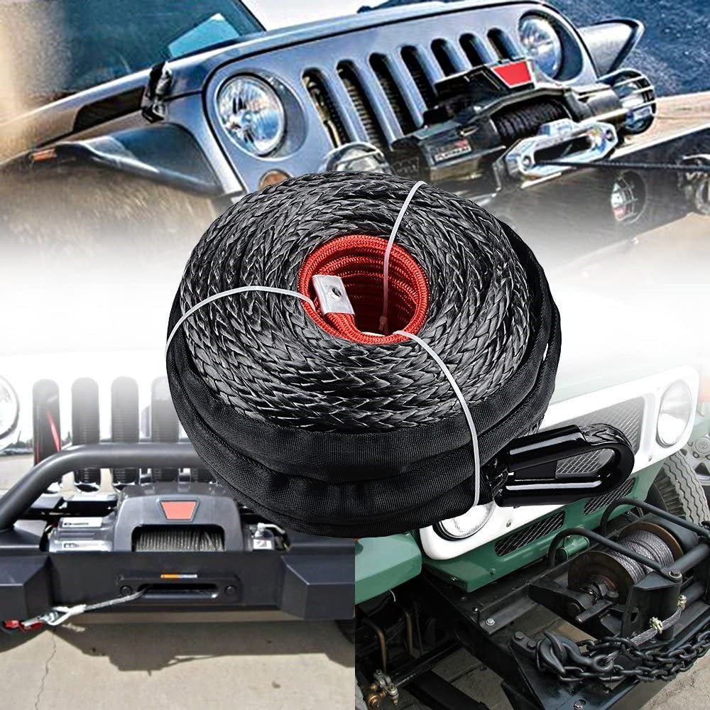 Winch Rope 29M Dyneema Synthetic Car Tow Recovery Cable