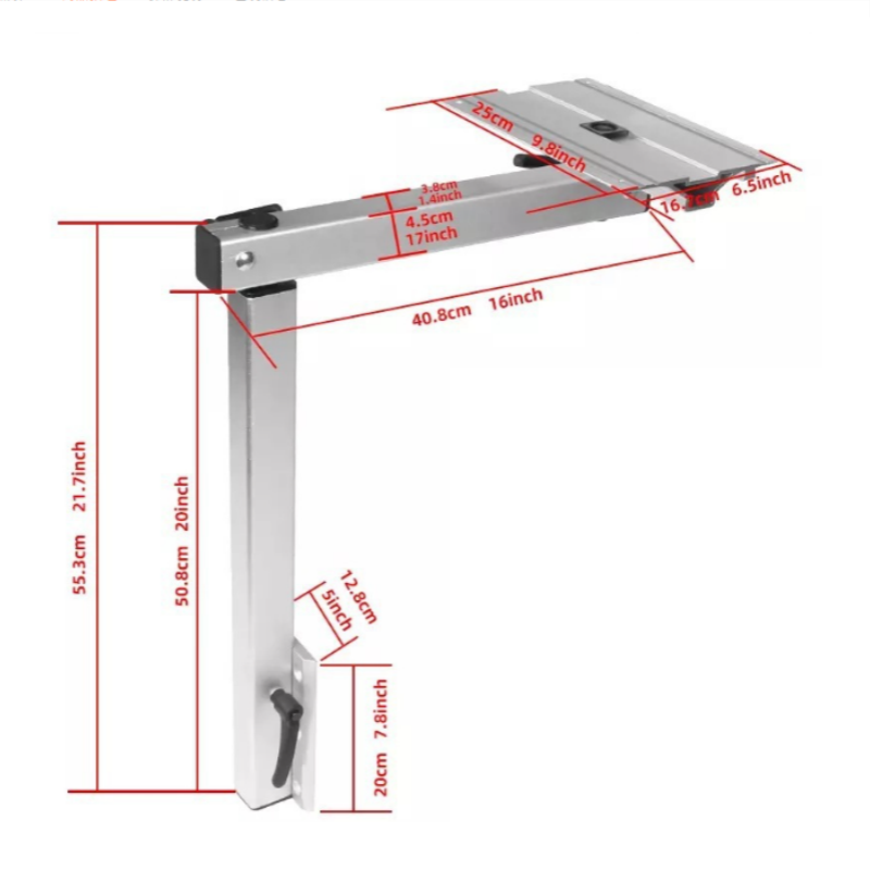 Camper Table Leg Aluminum Alloy RV Movable Rotatable