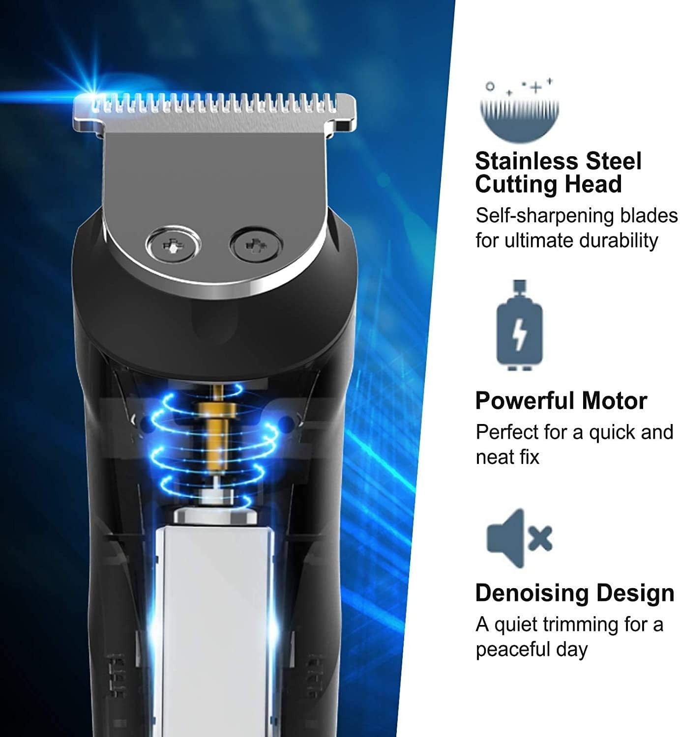 Hair Clippers Beard Trimmer Kit