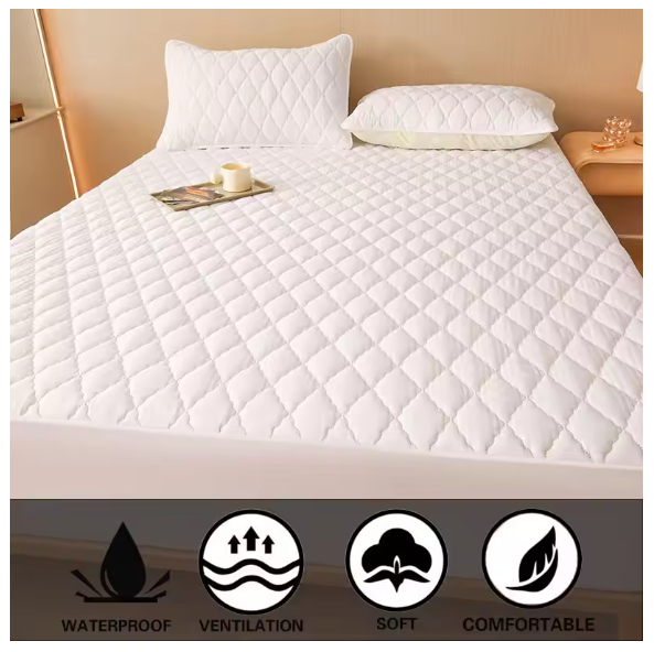 Queen Waterproof Mattress Protector Quilted Fitted Cover TPU Machine Washable