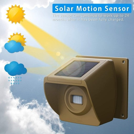 Solar Driveway Alarm Wireless Outdoor Motion Sensor