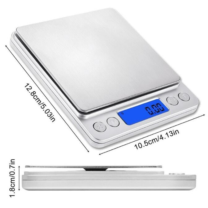 Small Kitchen Scale, 500g/ 0.01g Weight Scale