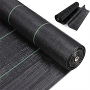2Mx50M Weedmat Weed Control Mat Woven Gardening Plant Landscape Roll