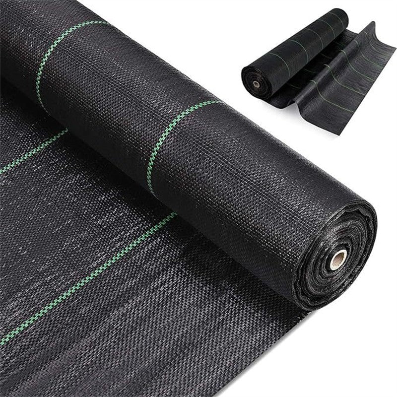 2Mx50M Weedmat Weed Control Mat Woven Gardening Plant Landscape Roll