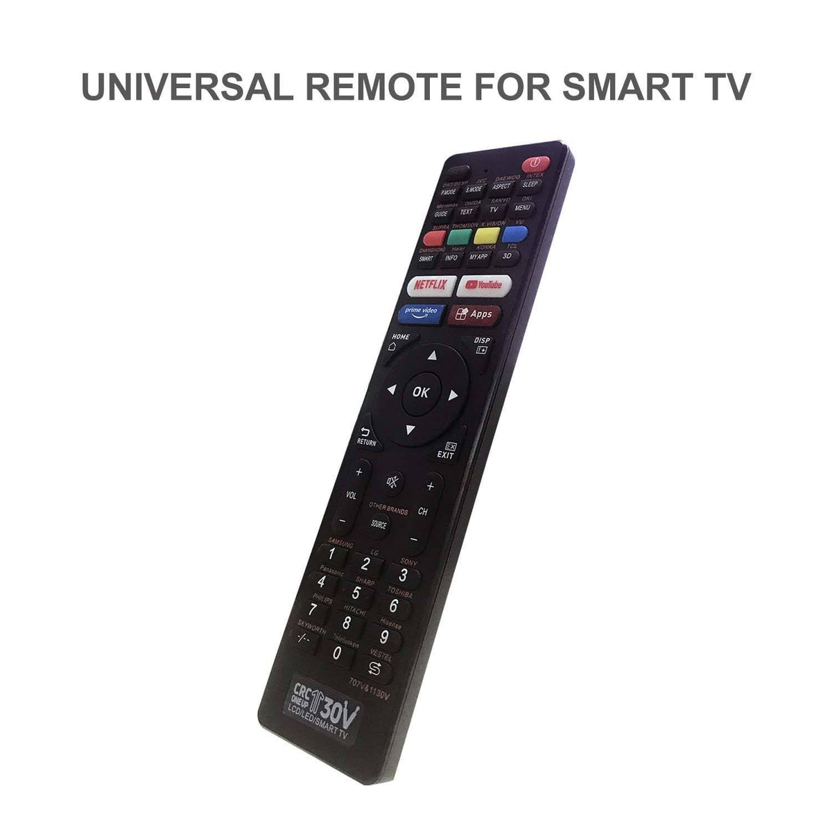 New Upgraded Universal TV Remote One Touch Keys for Samsung Panasonic TCL