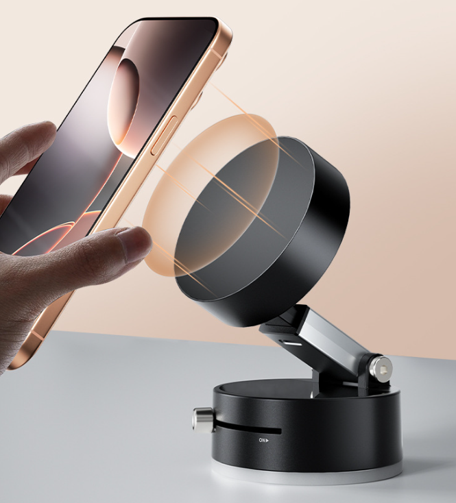 Vacuum Magnetic Suction Cup Car Phone Holder Stand Car Mount Foldable Holder AU