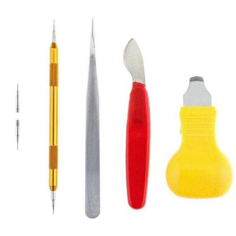 147Pcs Watch Repair Tool Kit Watchmaker Back Case Opener Link Spring Bar Remover