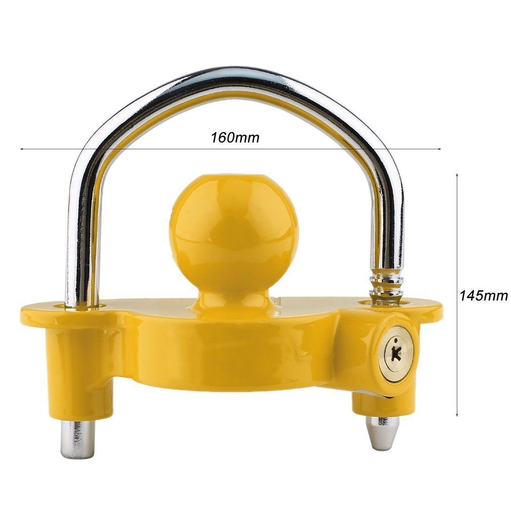 Hitch Pin Lock Tow Bar Ball Security L type Caravan Trailer Parts Anti Theft