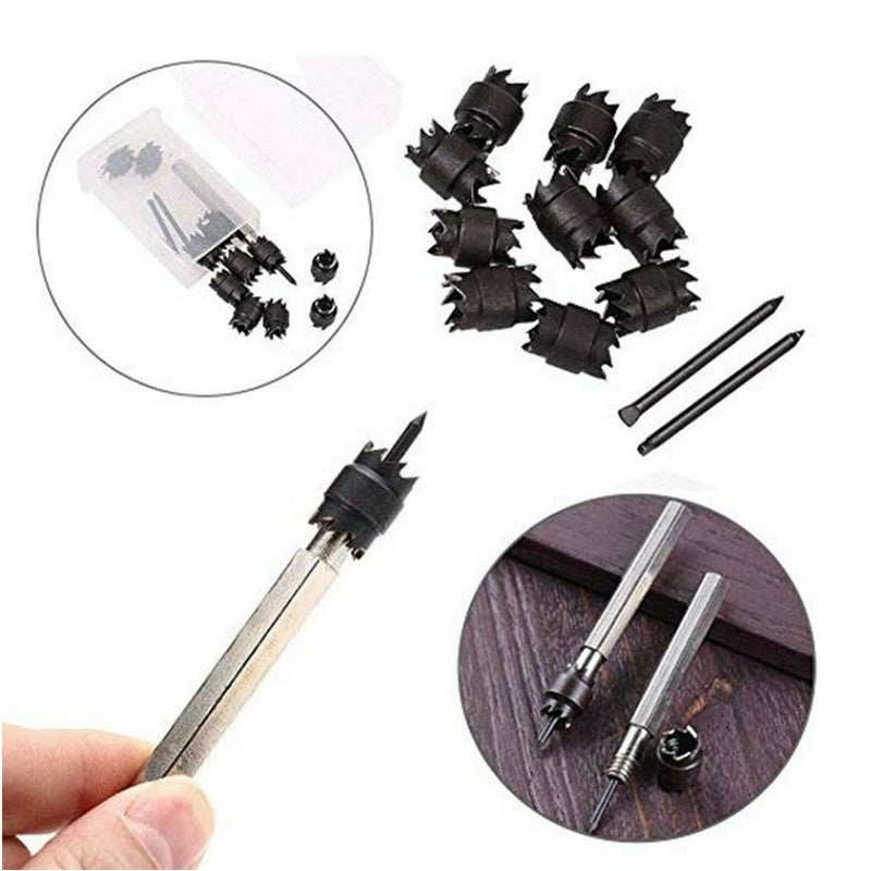 13pcs Cutter 3/8'' Double Sided Cut Weld Weld Remover Rotary Spot Drill Bits