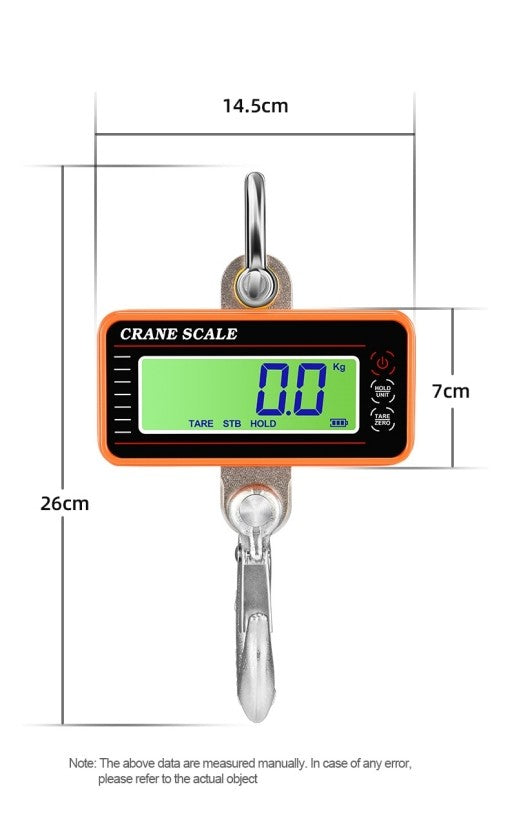 Digital Crane Scale 1500kg 3000lb