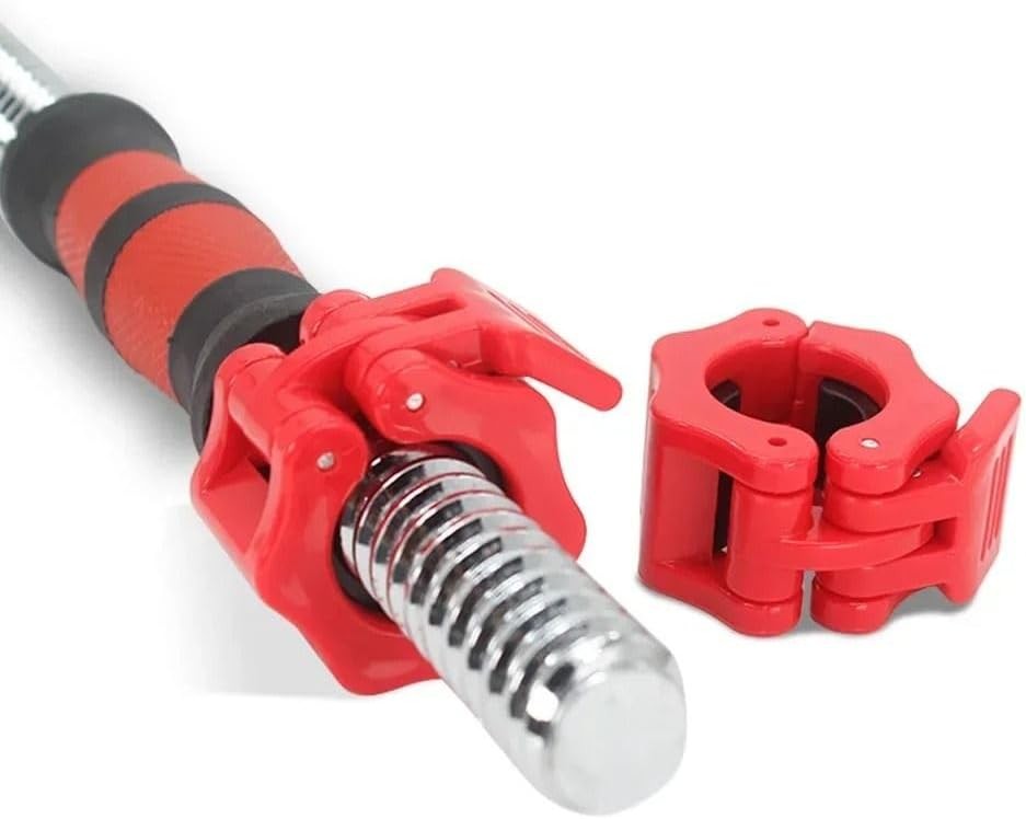 2x 25mm Barbell Clamp Collar Clip Olympic Weightlifting Lift Spring Dumbell Lock