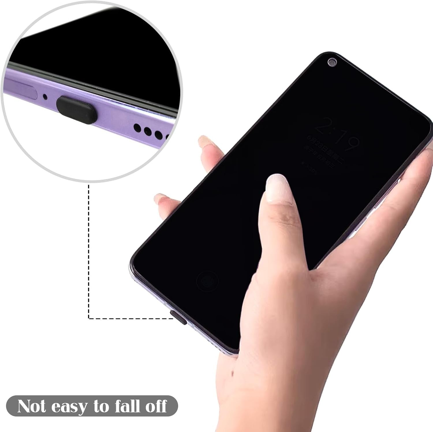 4x Silicone Type-C Dust Plug USB Charging Port Protector Phone Charger Cover Caps