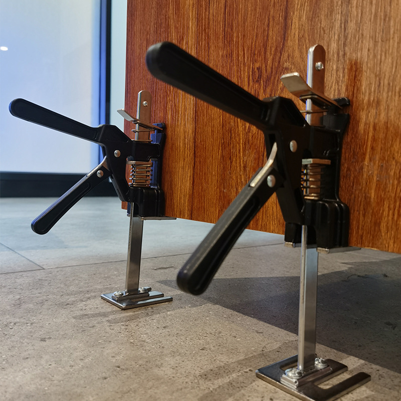 2PCS Viking Arm Precision Clamping Tool Labor Saving Door Use Board Lifter Jack