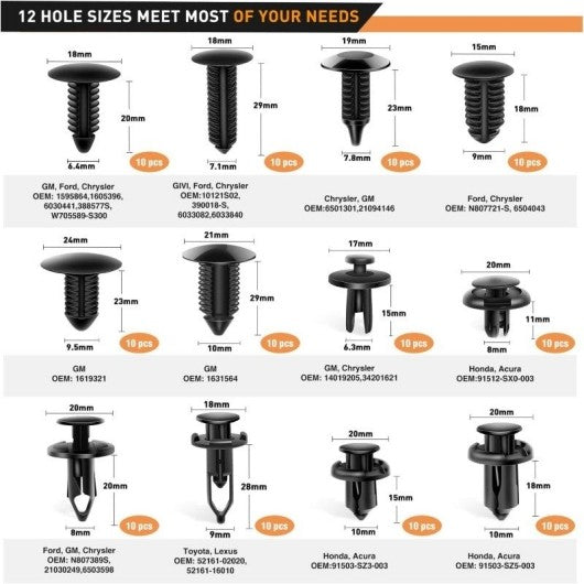 238Pcs Trim Removal Tools