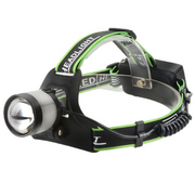 LED Laser Headlamp USB-C Rechargeable Zoomable Focus Floodlight 3 Modes