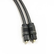 5M Ultra Premium Optical Fibre Digital Audio Cable Lead Cord Toslink Black SPDIF