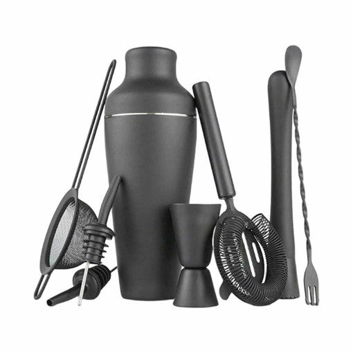 8PCS Stainless Steel Cocktail Shaker Bartender Tools Set Bar
