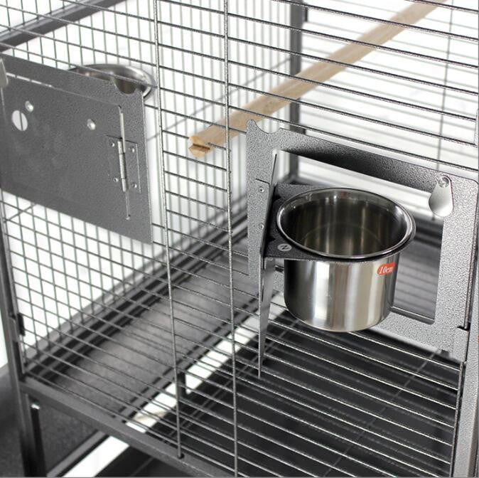 173cm Large Bird Cage Pet Cages Parrot Aviary Stand with Wheels