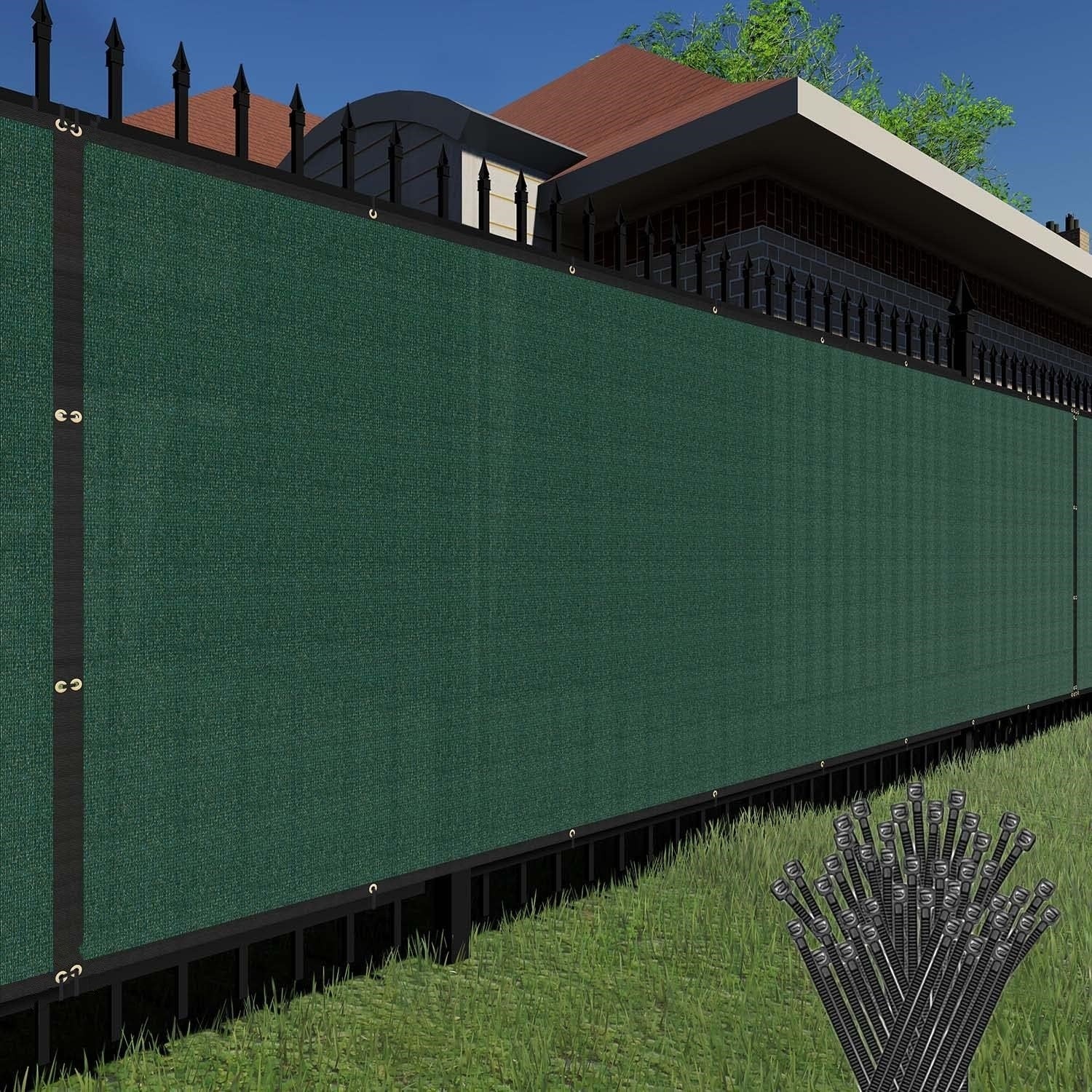 Privacy Fence Screen Green-1Mx7M