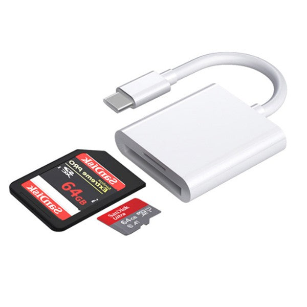 Type C to SD Card Reader Camera Adapter Phone Macbook USB-C