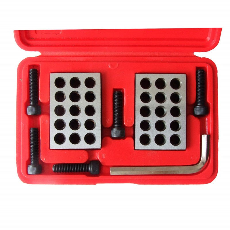 Ultra Precision 1-2-3" Blocks 2pcs 0.0002" Machinist 123 Jig (Plastic Case)