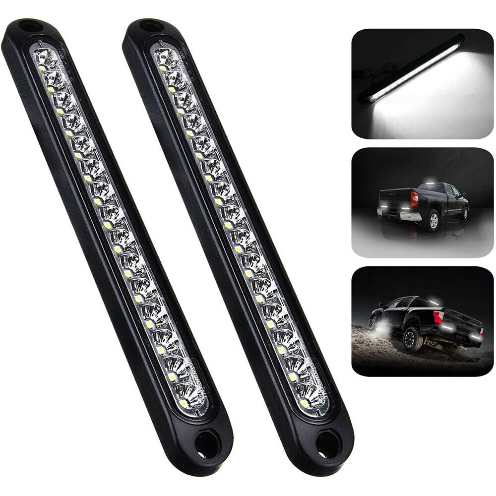 6x 15 LED Tail Lights UTE STOP Brake Indicator Reverse Slim Truck Trailer Light
