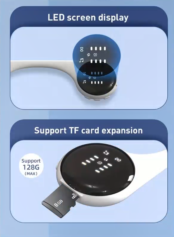 Under Pillow Speaker for Sleeping - Portable Wireless Bluetooth Bone Conduction