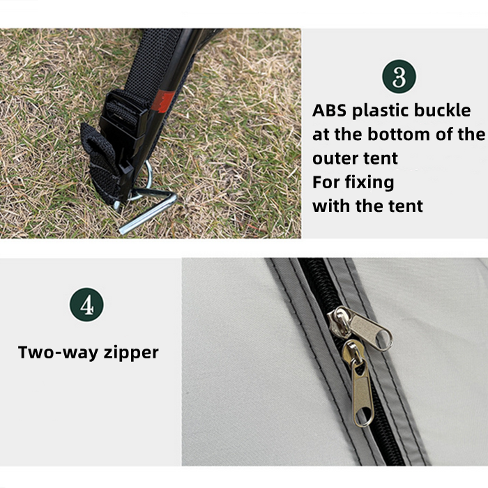 Portable 6-10 Persons Camping Tent for Family Camouflage Outdoor Hiking