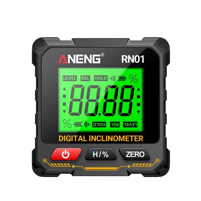 ANENG RN01 Digital Inclinometer Angle Measurement Level Slope Measuring