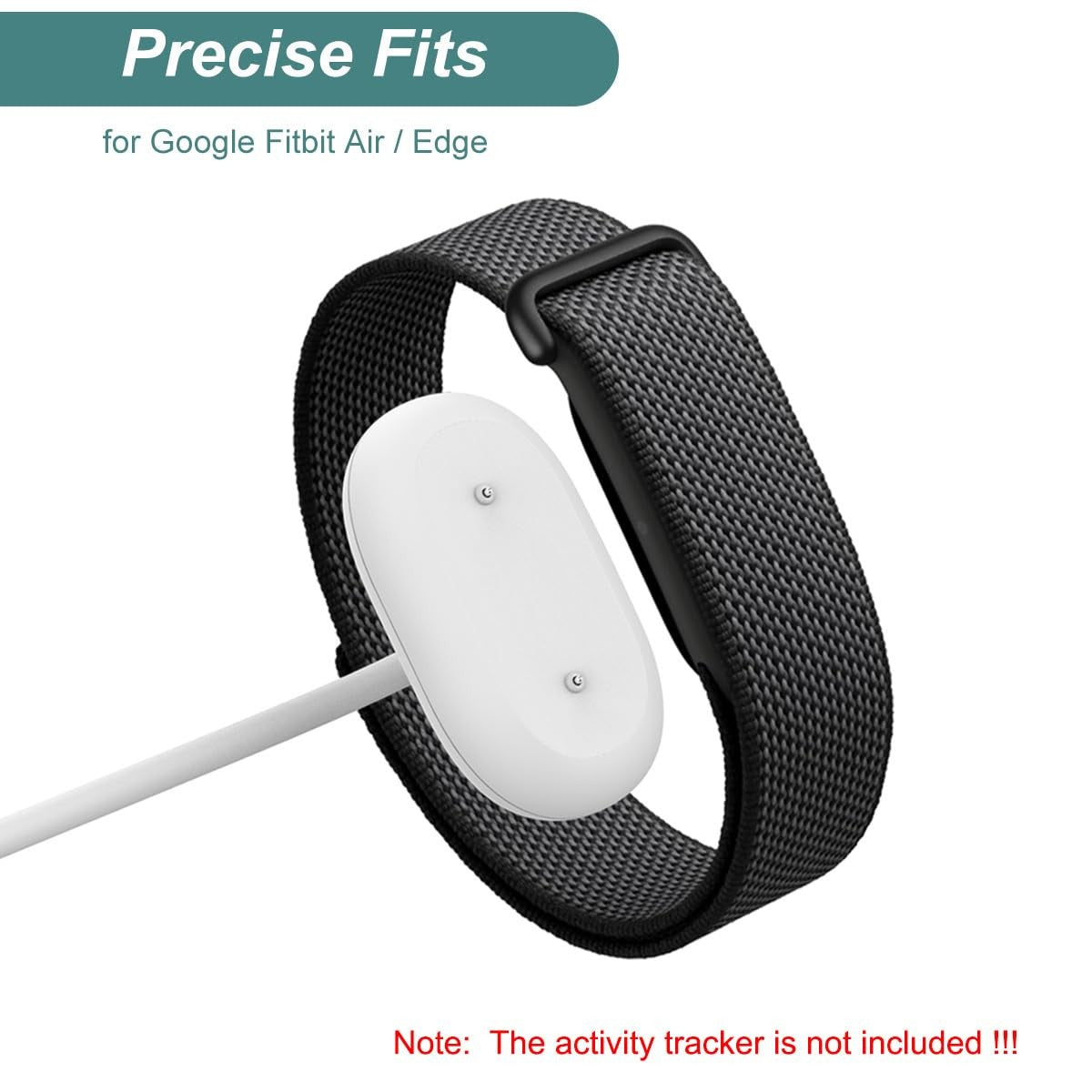 Type-C Magnetic Charger Cable for Google Fitbit Air Edge Activity Tracker 1m