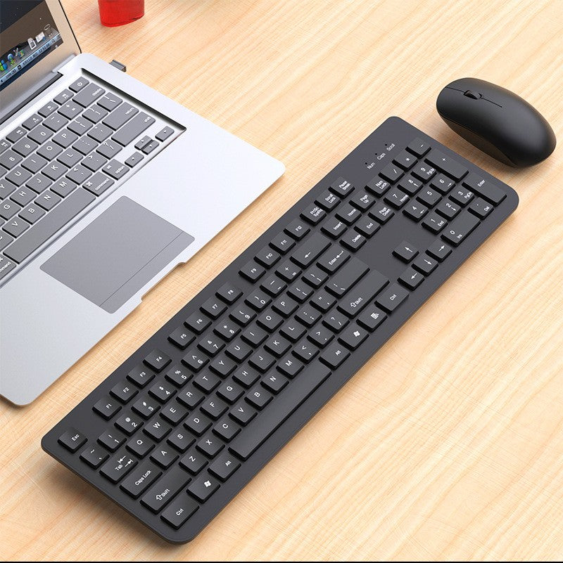 2.4G Wireless Keyboard and Mouse Combo – Slim Chocolate Keycap – Black