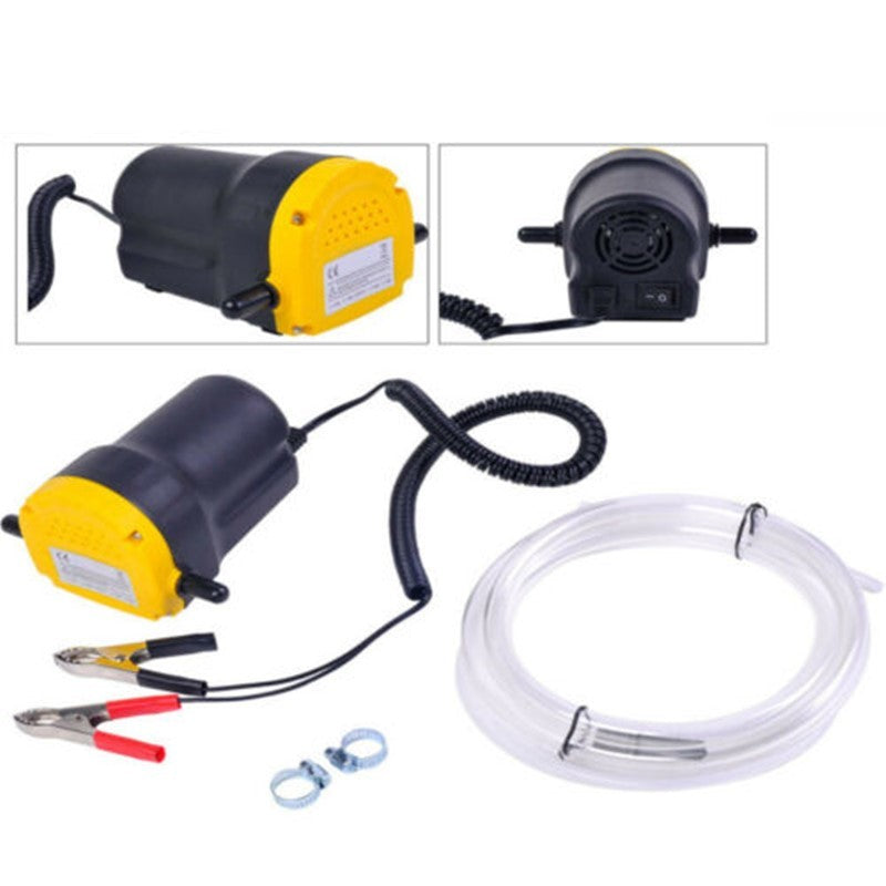 12V Oil Diesel Extractor Suction Pump Transfer Fluid Change Car Boat 60W New