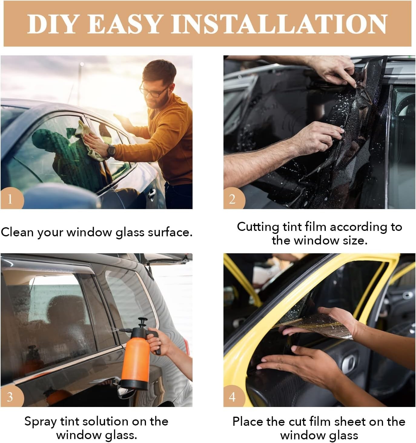 Window Tint Film 25% VLT Car Home Blackout Glass 75cmX7m House UV Block