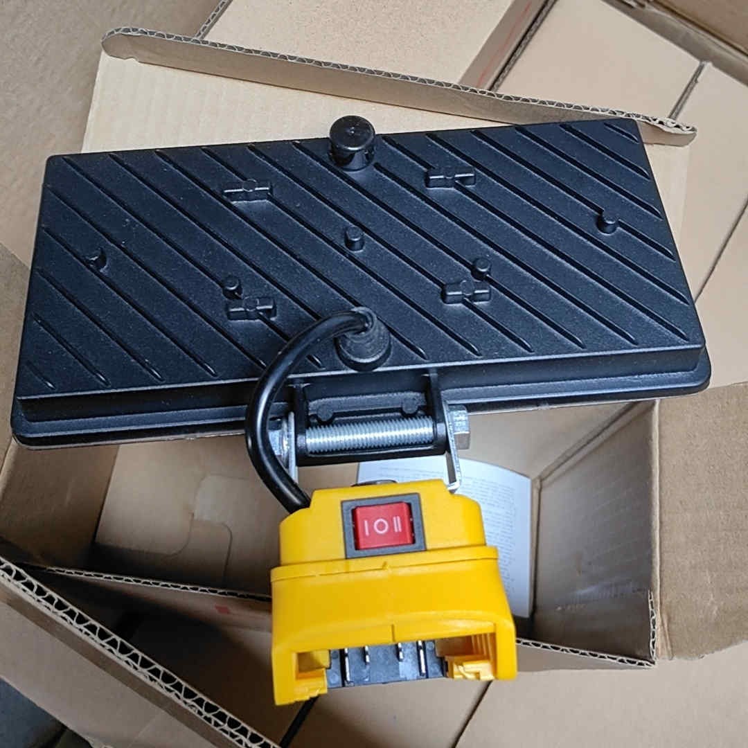 8 Inch LED Flood Work Light Tool Torch Lamp Fit DeWalt 18V 20V Lithium Battery