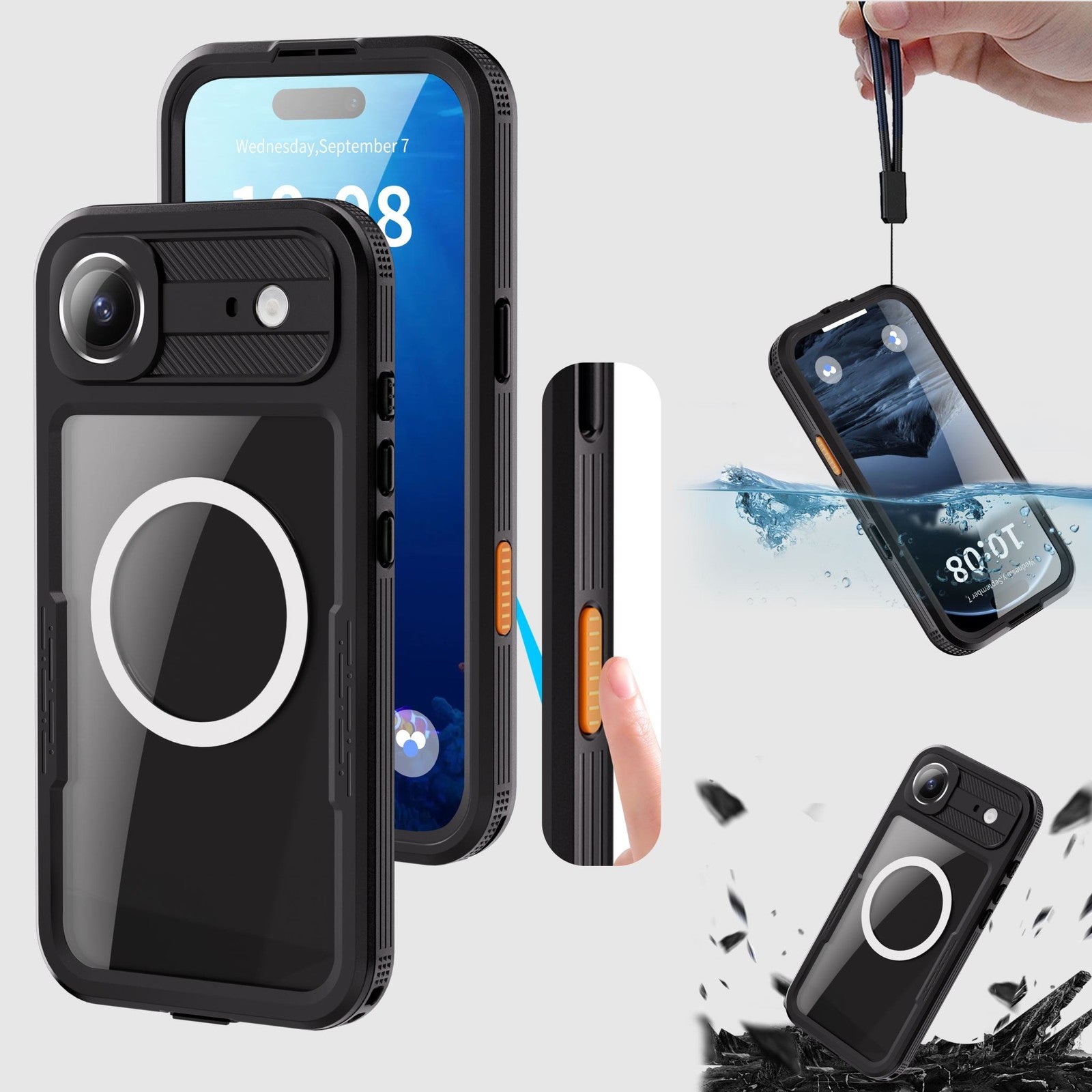 Waterproof Case Magsafe Shockproof Cover For iPhone 17 Air