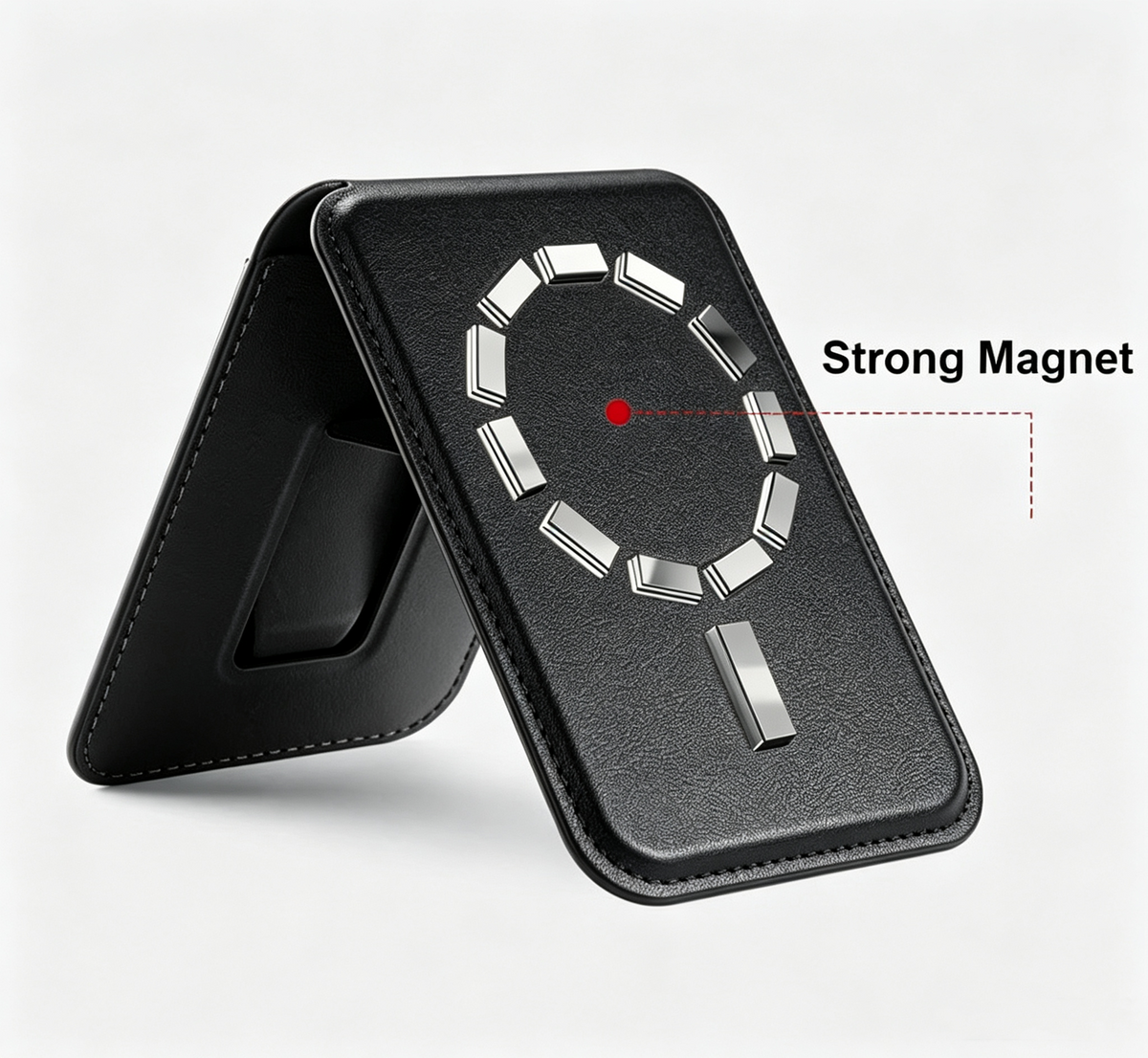 Magsafe Wallet Magnetic Stand Wallet Card Bag for iPhone 16 15 14 13 12 ProMax