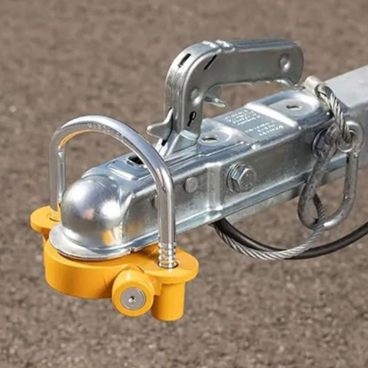 Hitch Pin Lock Tow Bar Ball Security L type Caravan Trailer Parts Anti Theft