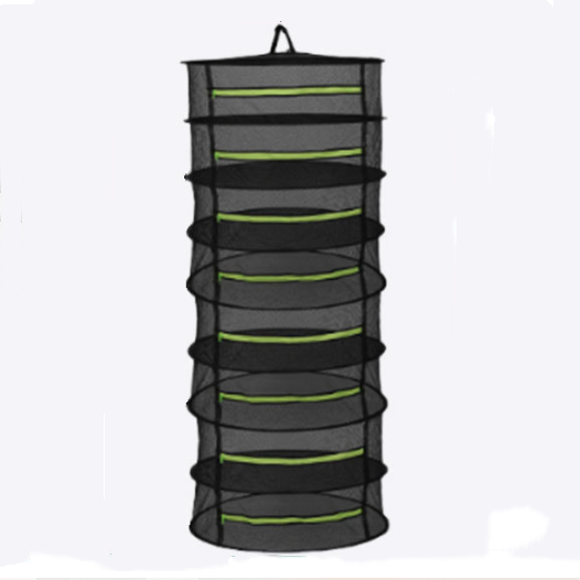 8 Layers Herb Drying Net Folding Fishing Net Hanging Basket Dry Rack Bag Home