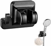 Shower Head Holder 45 Degree Rotatable No Drill Wall Mount Bracket with Hook