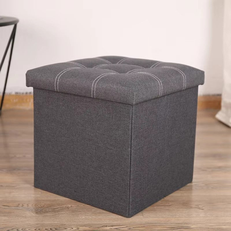 Folding Ottoman Storage Bench