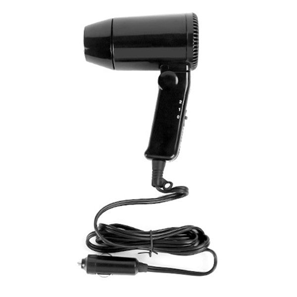12V Hairdryer Portable Hair Dryer Dry Glass Defroster Car Caravan Camping Travel