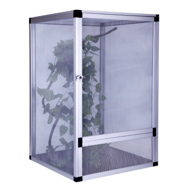 50x50x100cm Aluminum Alloy Reptile Enclosure Lizard Terrarium Snake Cage Mesh