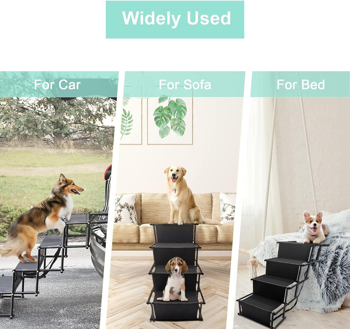 Folding Dog Stairs for SUV Car