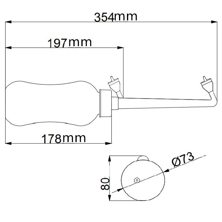 Portable Bidet Sprayer Bottle 450ML
