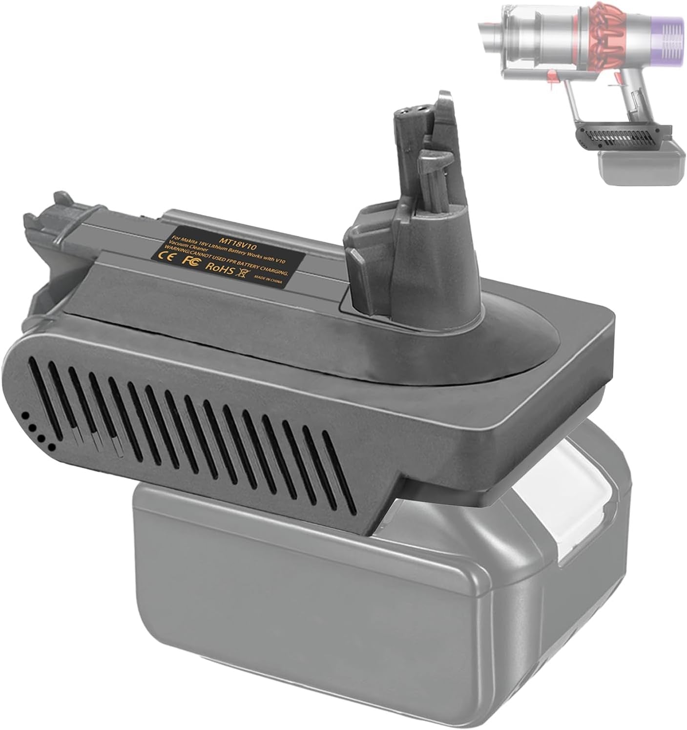 For Makita 18V Battery To Dyson V10 Battery Adapter Converter