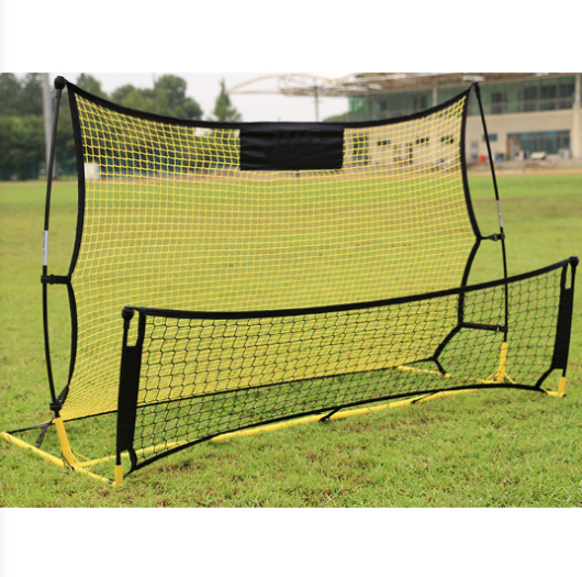 Soccer Rebounder Net Portable Volley Training Outdoor Football Pass Goal