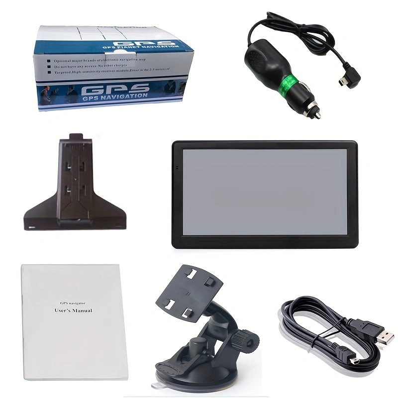 GPS Navigation with Multi-Functional Touch Screen 8G 256M 7 Inch Size